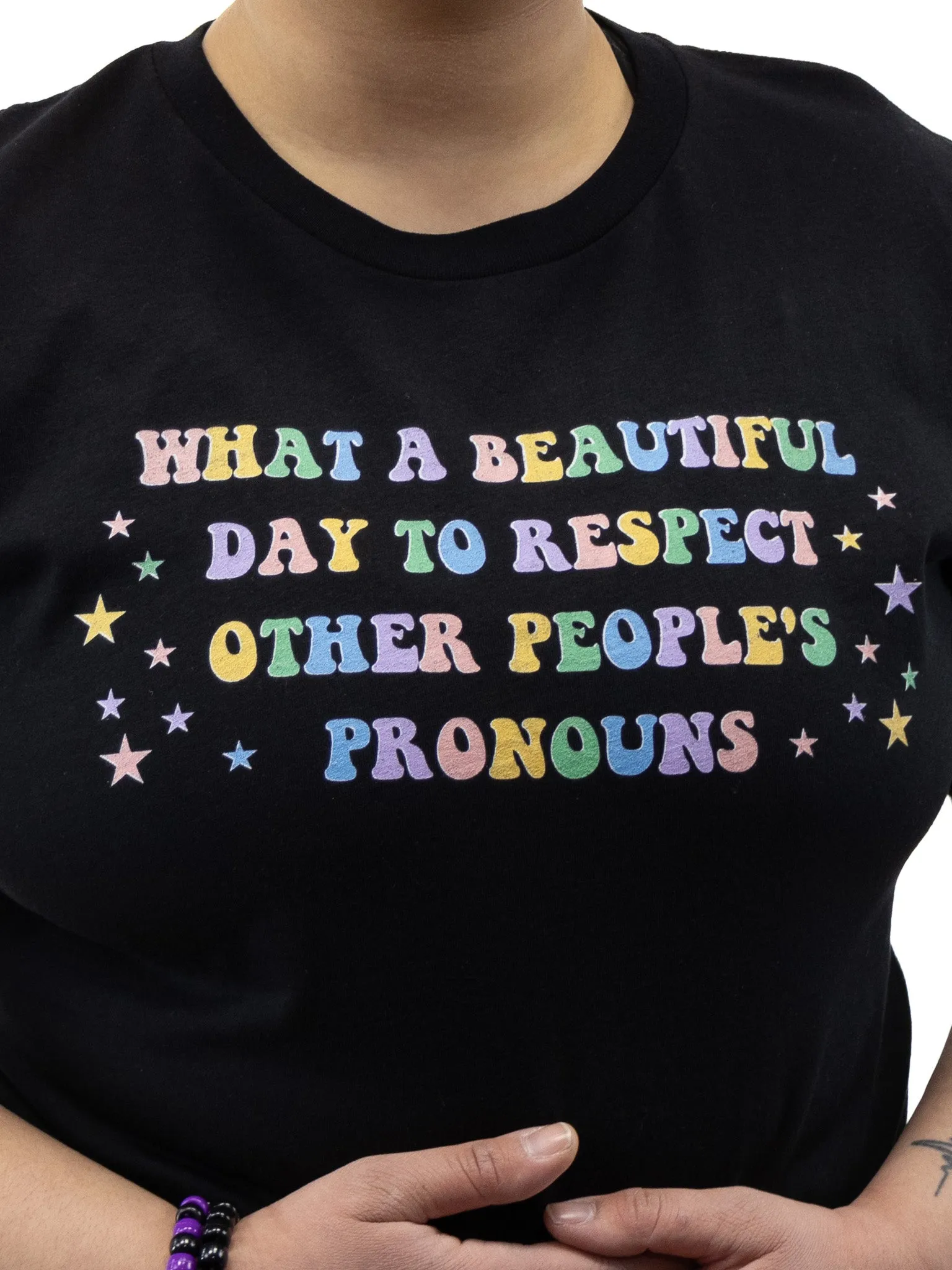 A Beautiful Day to Respect Pronouns T-Shirt