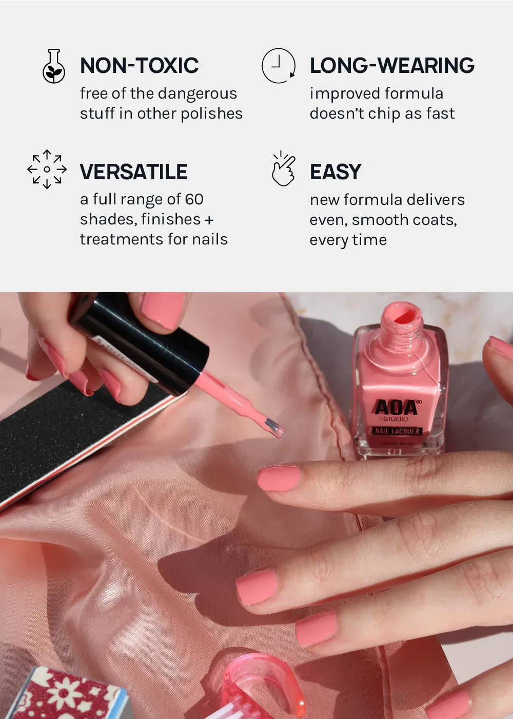 AOA Studio Nail Polish- The Coats