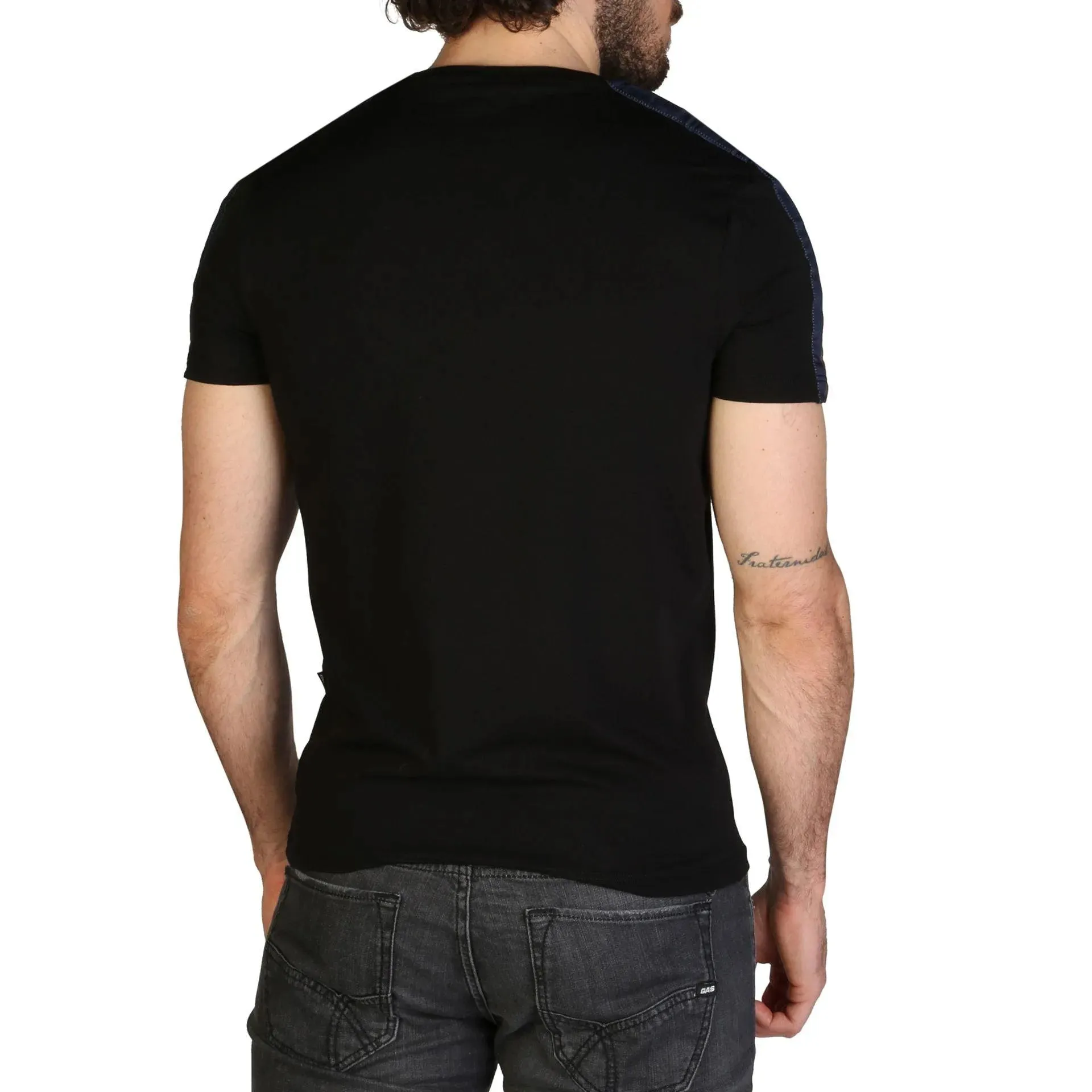 Aquascutum Men T-shirts - Black Brand T-shirts