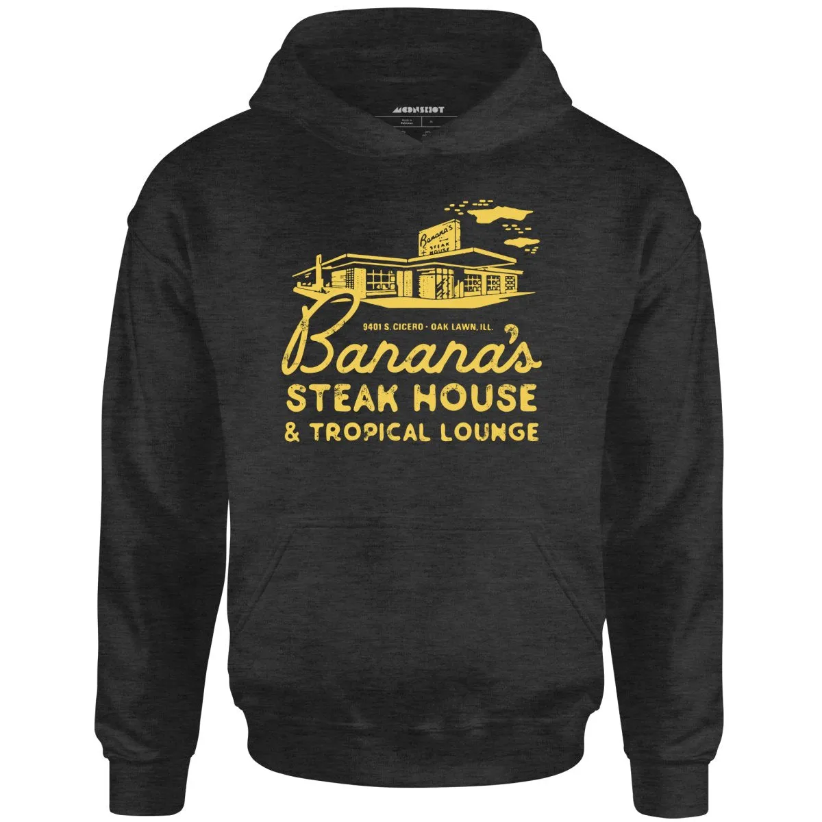 Banana's Steak House - Oak Lawn, Il - Vintage Restaurant - Unisex Hoodie