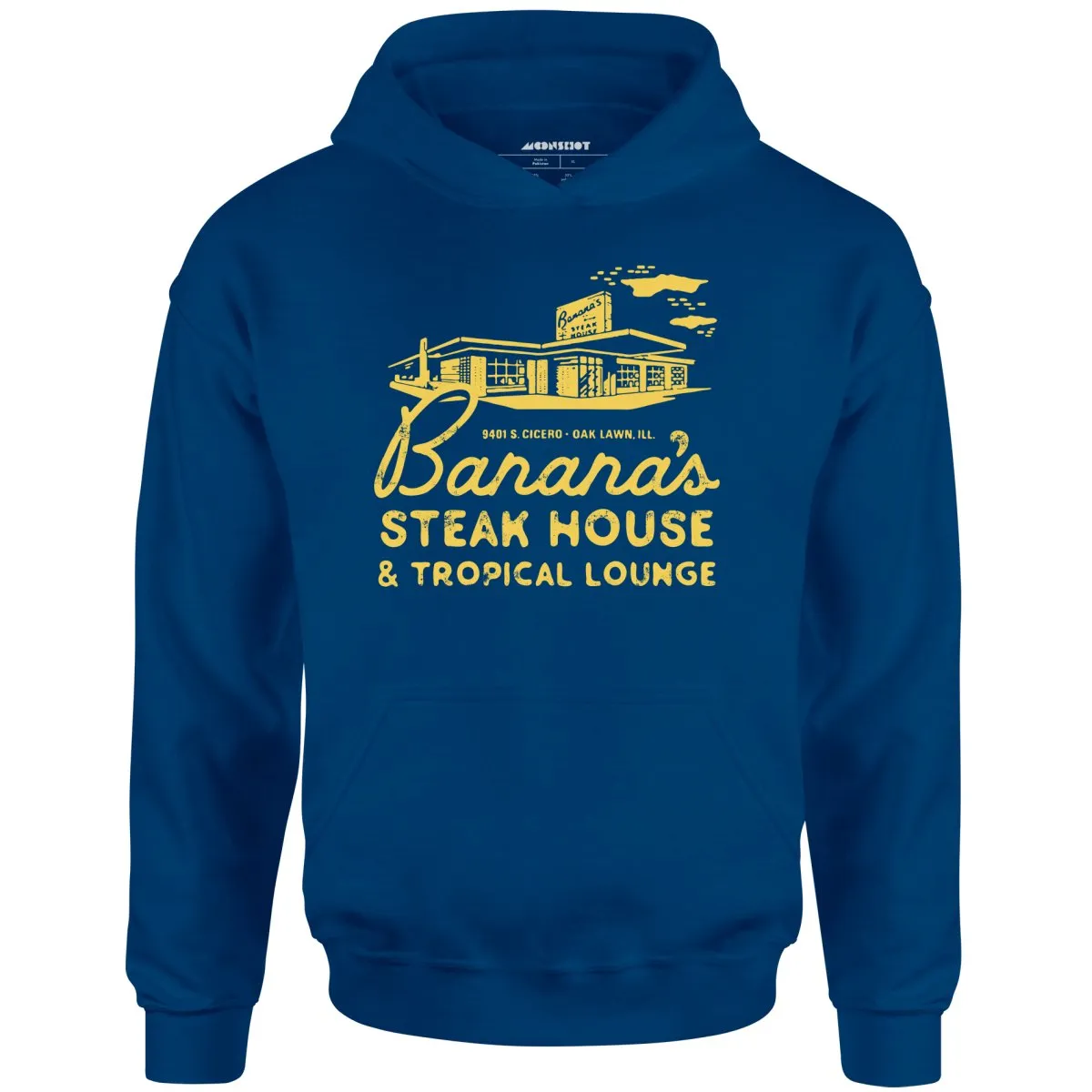 Banana's Steak House - Oak Lawn, Il - Vintage Restaurant - Unisex Hoodie