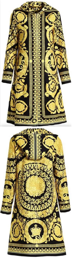 Baroque Hooded Coat