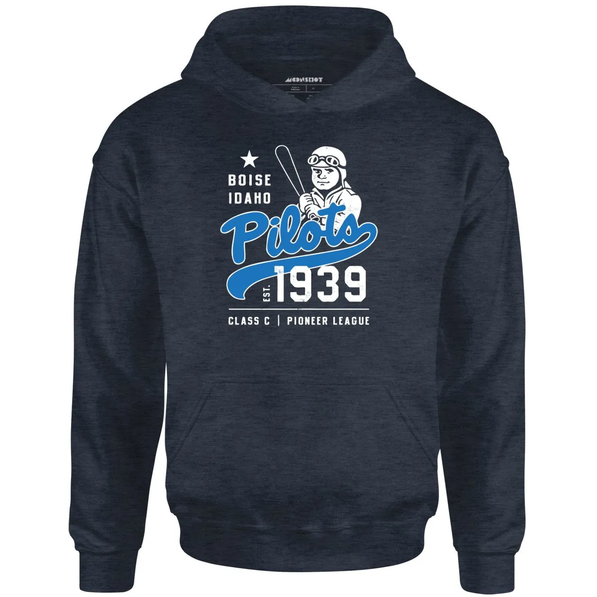 Boise Pilots - Idaho - Vintage Defunct Baseball Teams - Unisex Hoodie