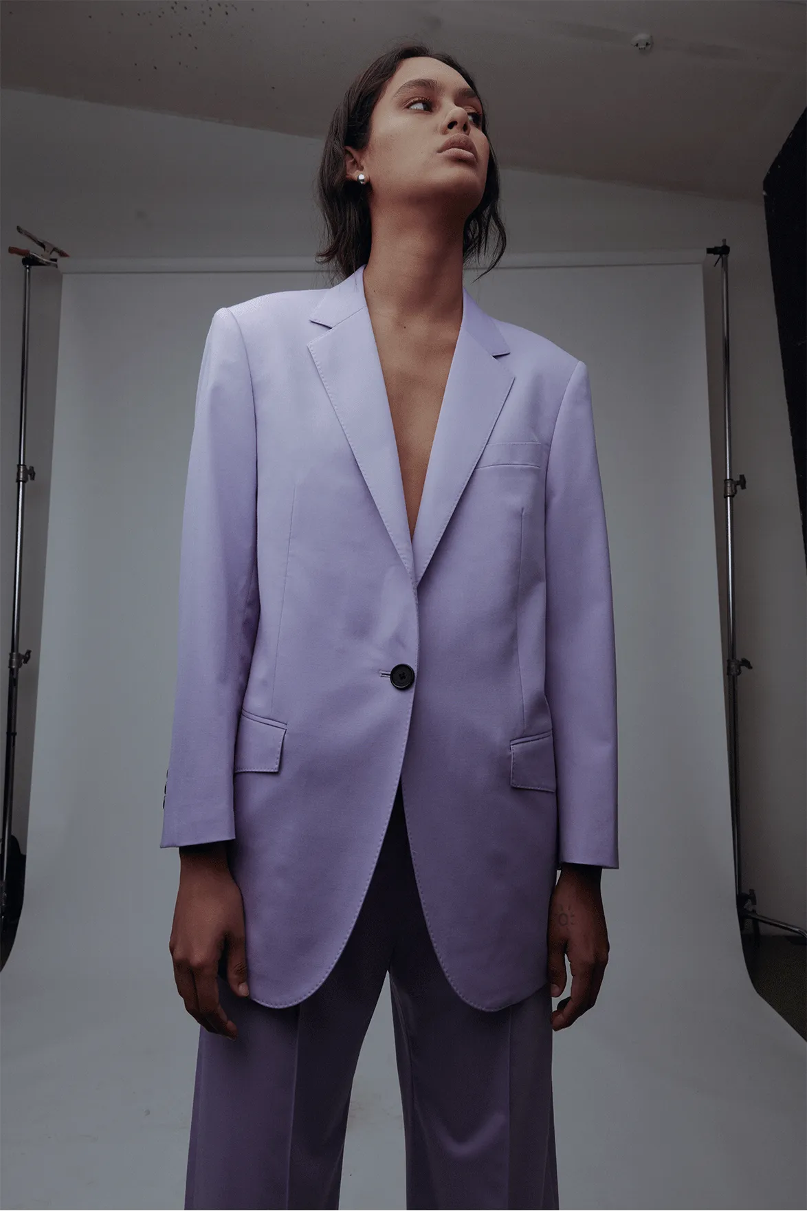 Boxy Blazer - Lavender