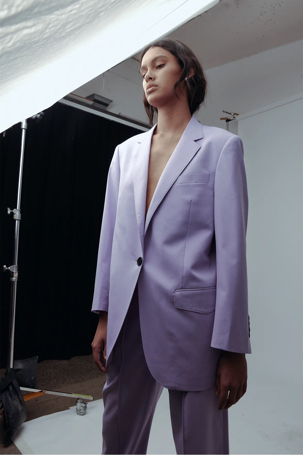 Boxy Blazer - Lavender