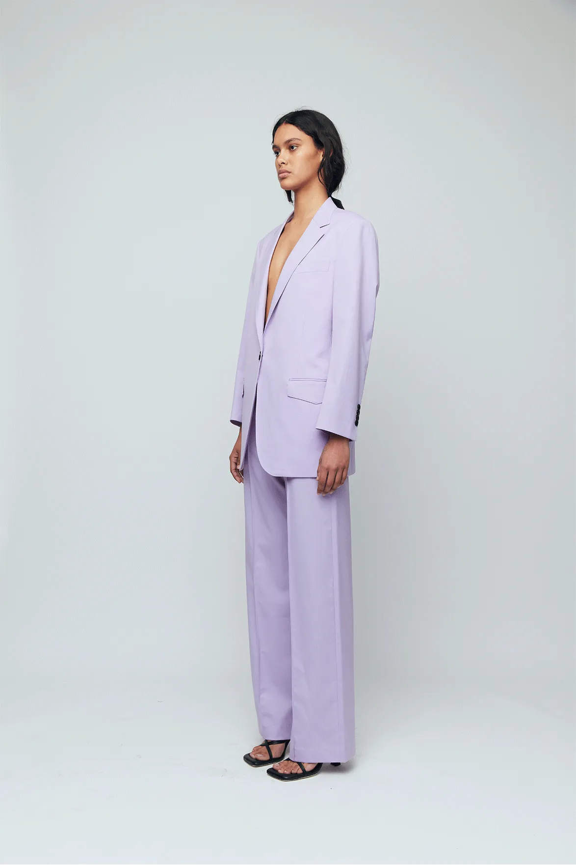 Boxy Blazer - Lavender