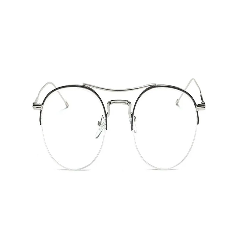 Brightzone Unisex Full Rim Round Alloy Eyeglasses 3263