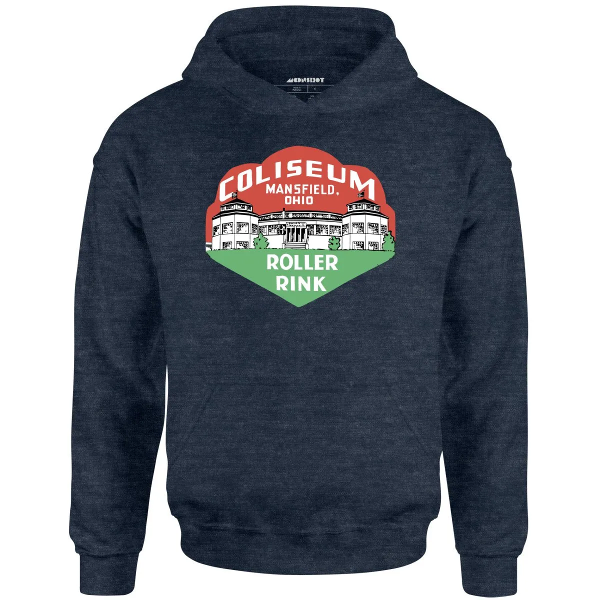 Coliseum - Mansfield, OH - Vintage Roller Rink - Unisex Hoodie