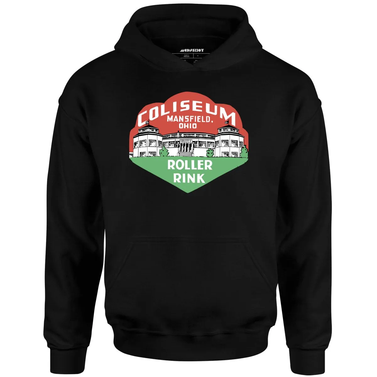 Coliseum - Mansfield, OH - Vintage Roller Rink - Unisex Hoodie