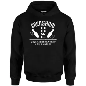 Crenshaw Bowl - Los Angeles, CA - Vintage Bowling Alley - Unisex Hoodie