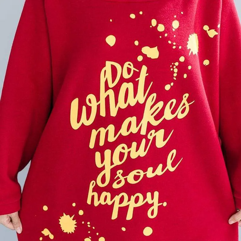 Do What Makes Your Soul Happy Hooded Sweatshirt