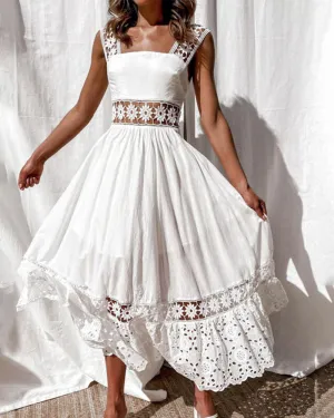 Fashion Lace No Swing Dress