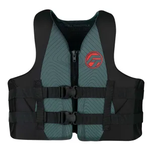 Full Throttle Adult Rapid-Dry Life Jacket - L/XL - Grey/Black [142100-701-050-22]