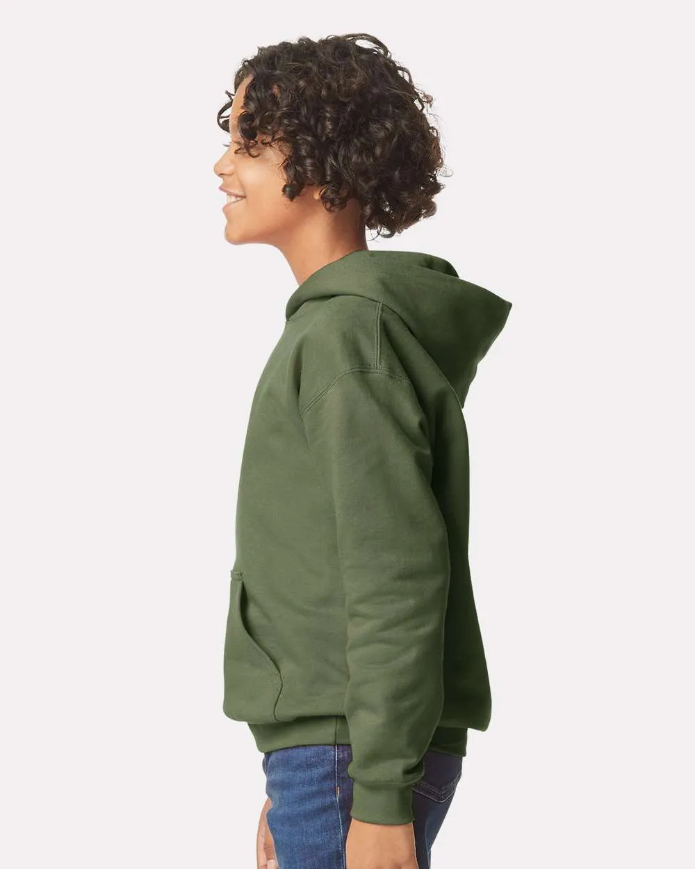 Gildan Softstyle® Youth Midweight Hooded Sweatshirt SF500B