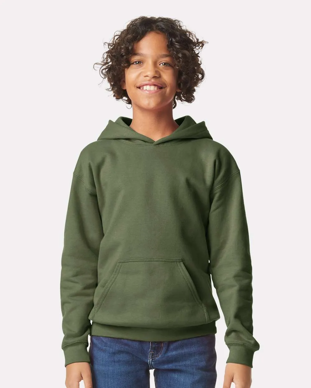 Gildan Softstyle® Youth Midweight Hooded Sweatshirt SF500B