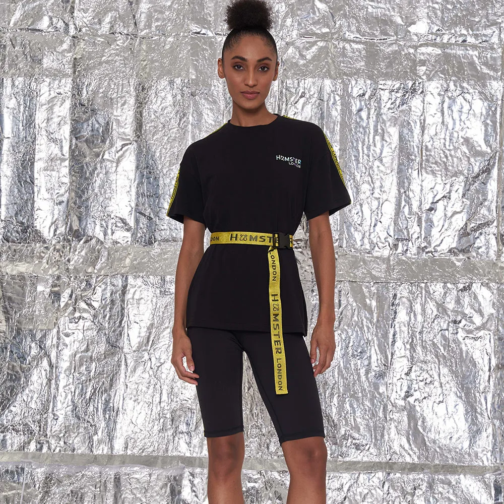 Hamster London High Fashion Belted Co-ord Black