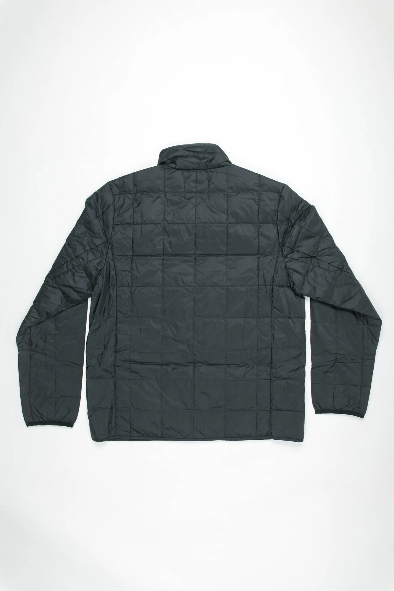 Hi Neck W-Zip Down Jacket | Black