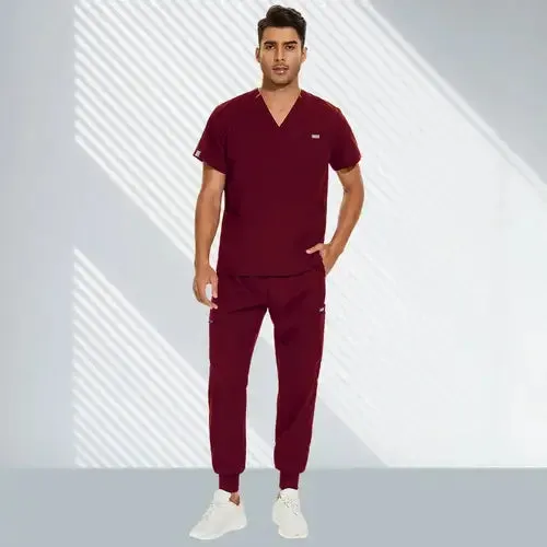 Hospital Doctor Nursing Set Unisex Wholesale Casual Jogger Suits Short