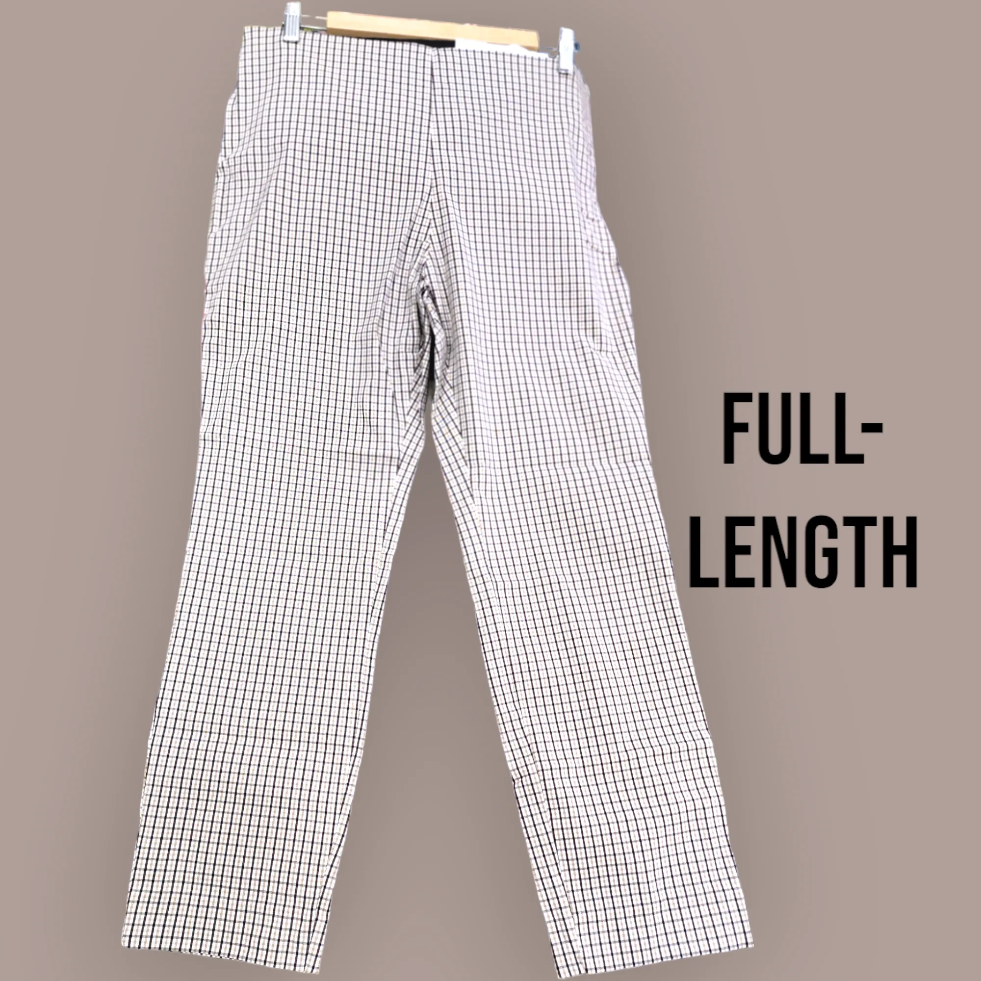 Houndstooth Brown/Yellow Pants