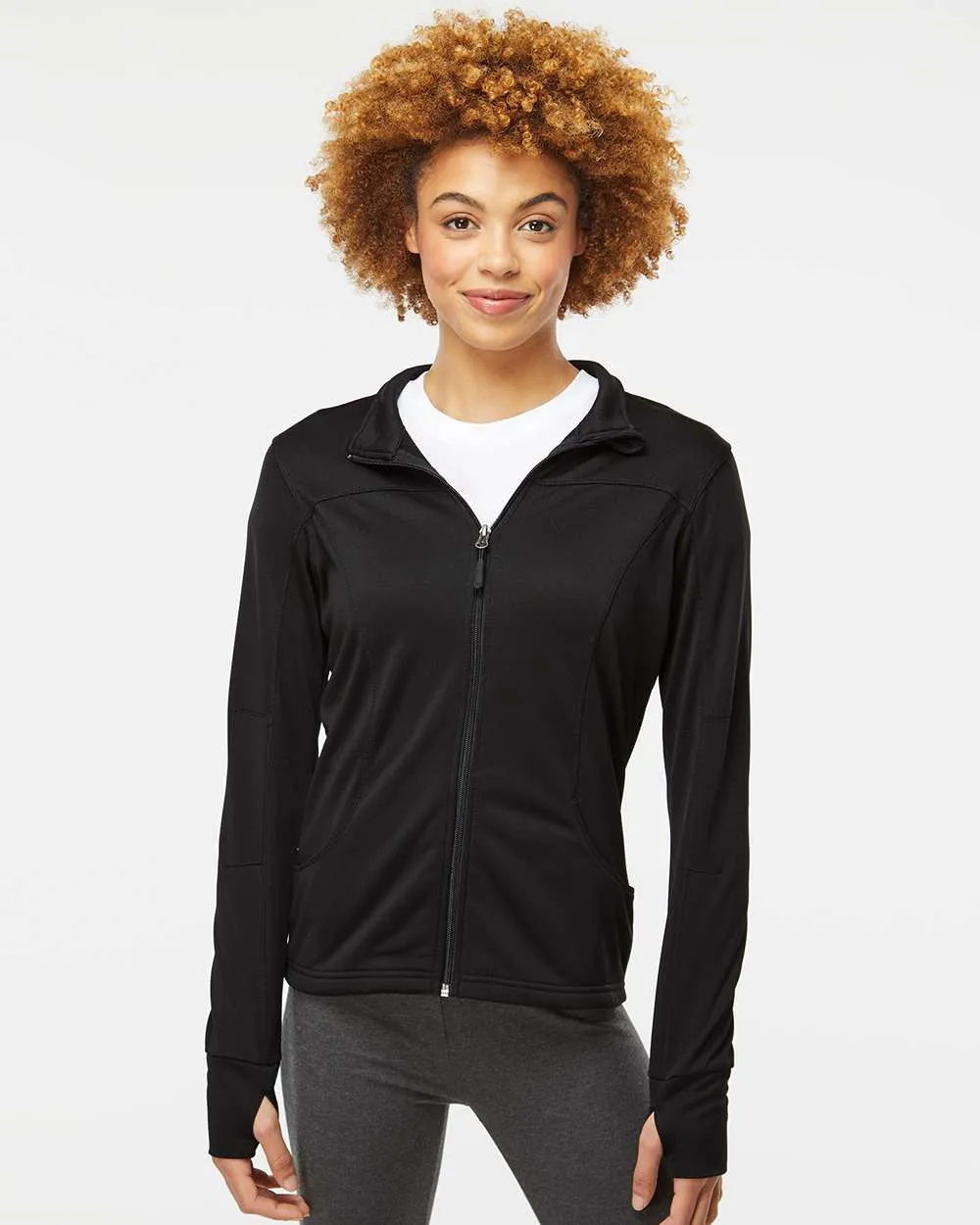 Independent Trading Co. Women's Poly-Tech Full-Zip Track Jacket EXP60PAZ