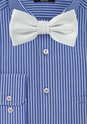 Ivory MicroTexture Bowtie