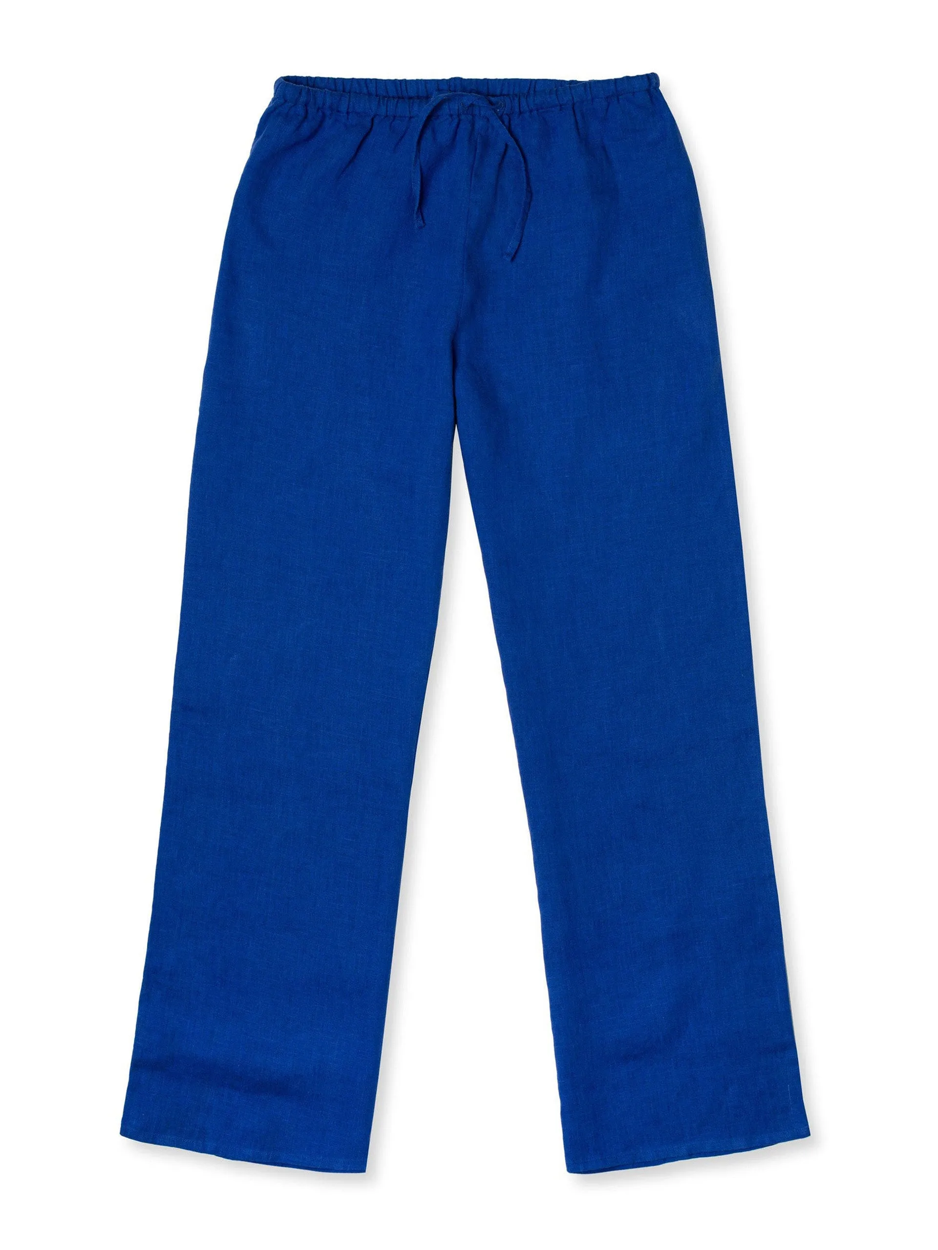 Lazuli blue linen lounge trouser