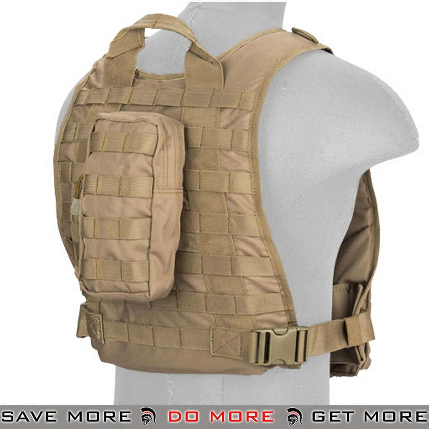 LT CA-301 1000D Lightweight Airsoft Tactical MOLLE Plate Carrier