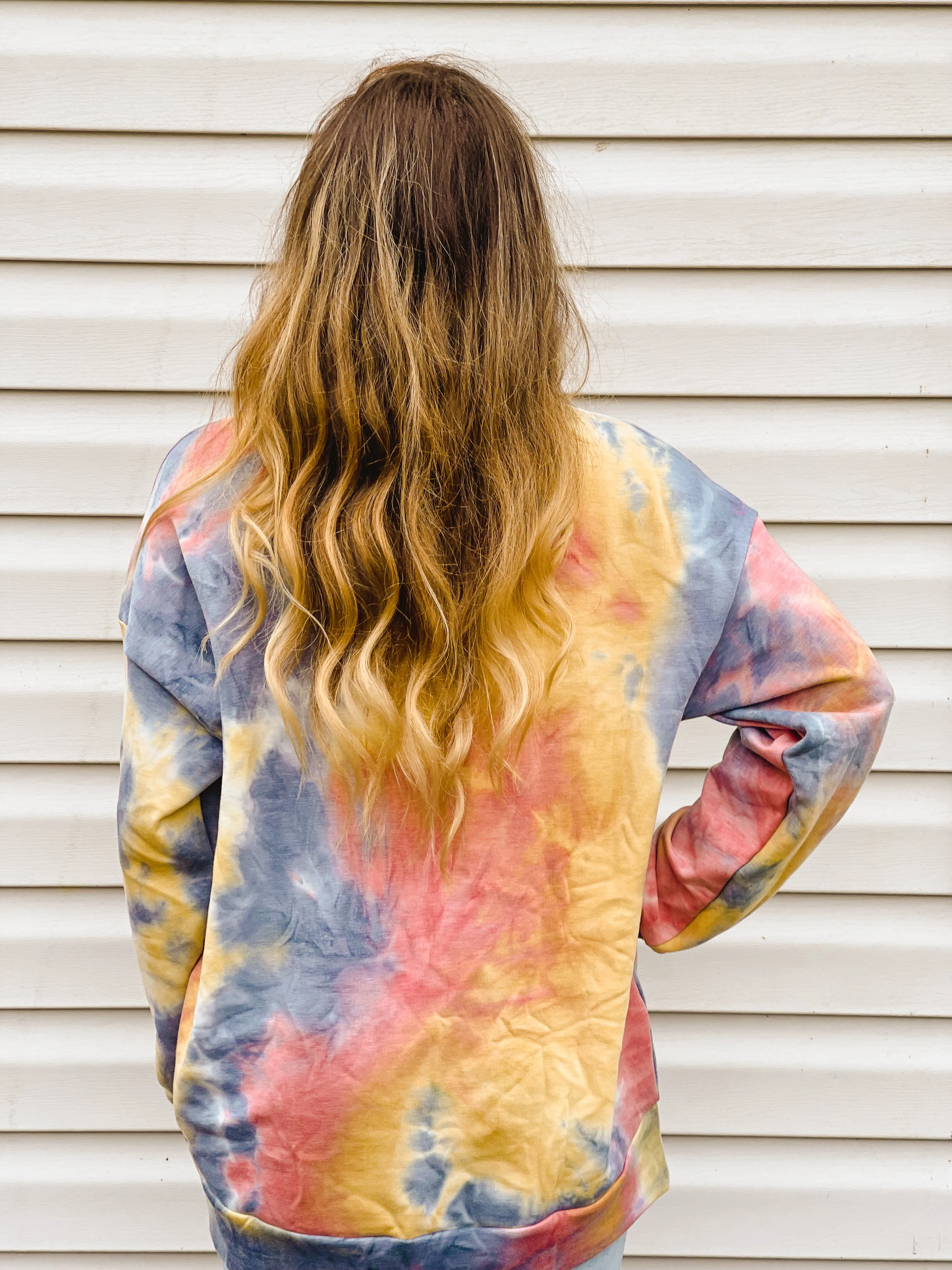 Mellow Morning Tie Dye Crewneck Pullover