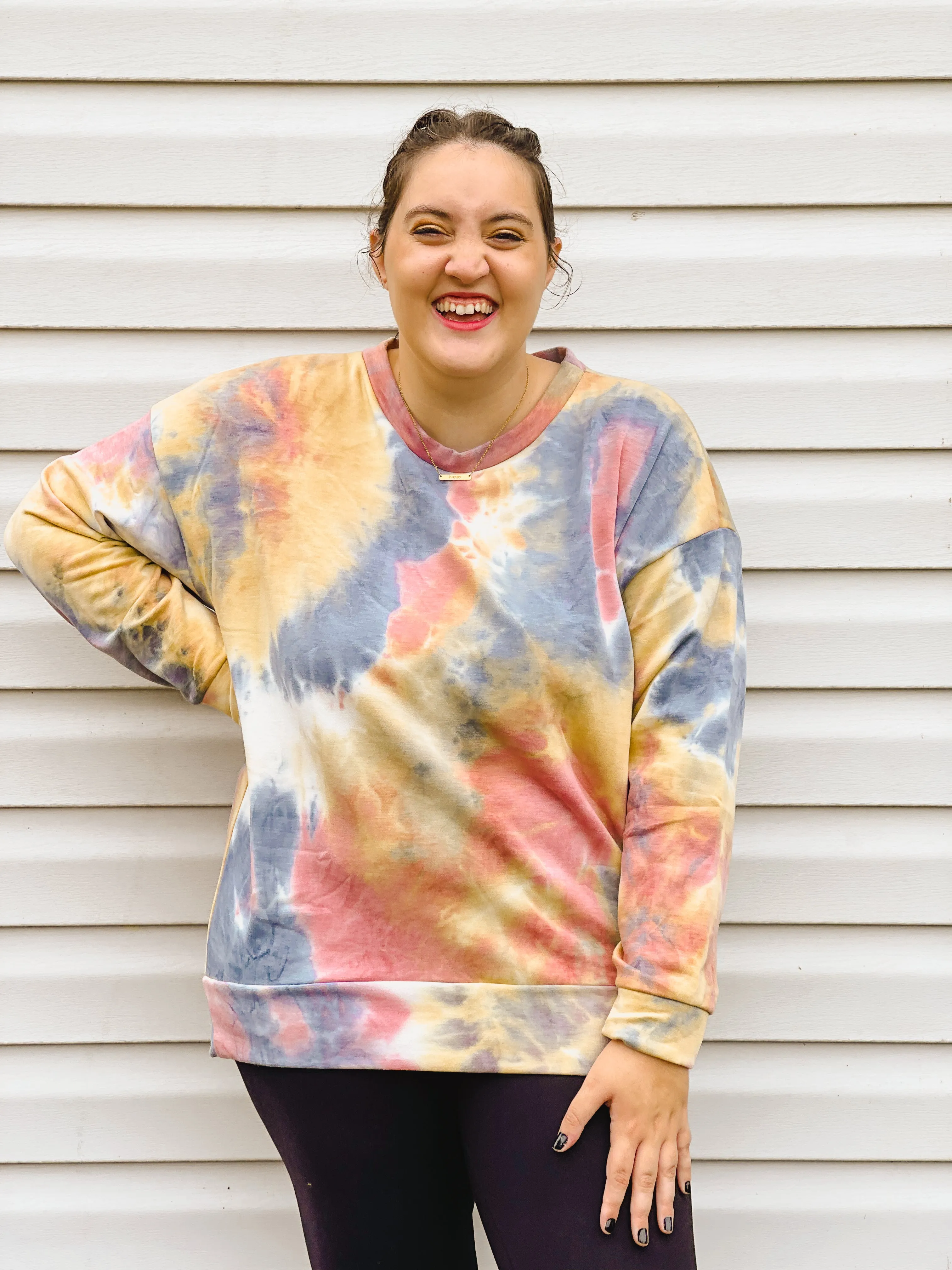 Mellow Morning Tie Dye Crewneck Pullover