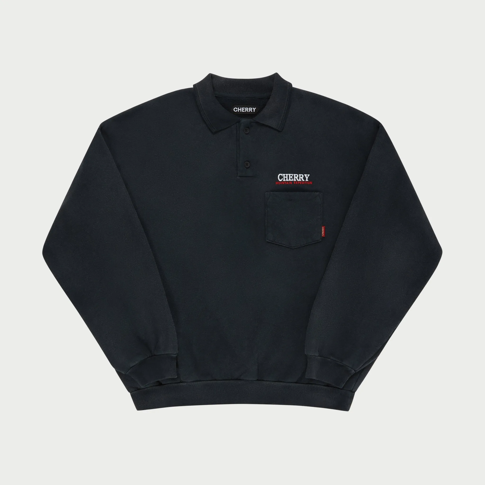 Mountain Expedition L/S Polo Fleece (Black)