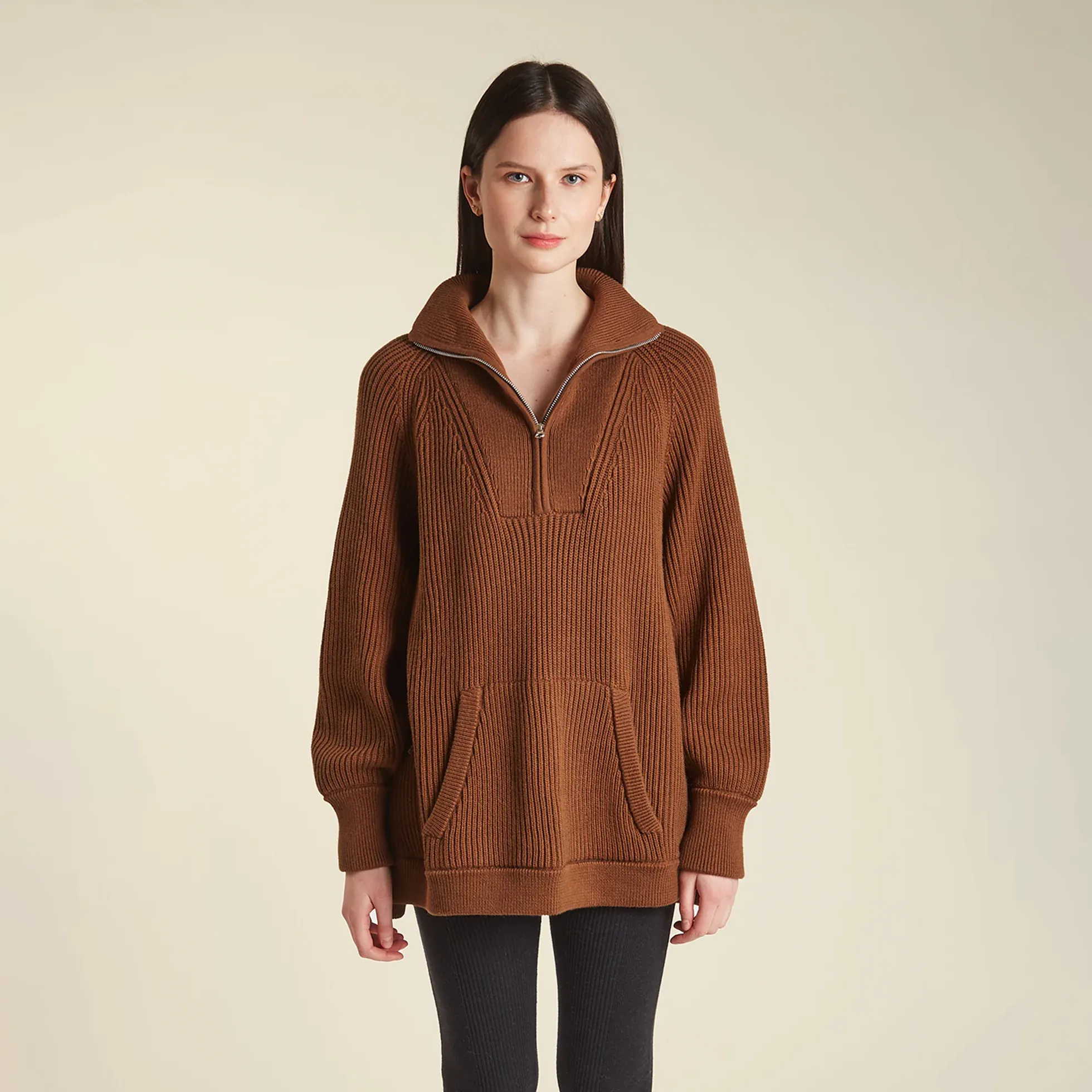 Oyun Mia Zip Henley Tunic