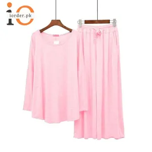 Pink Lounge Wear For Women PJ Set ARTICLE NO# 52