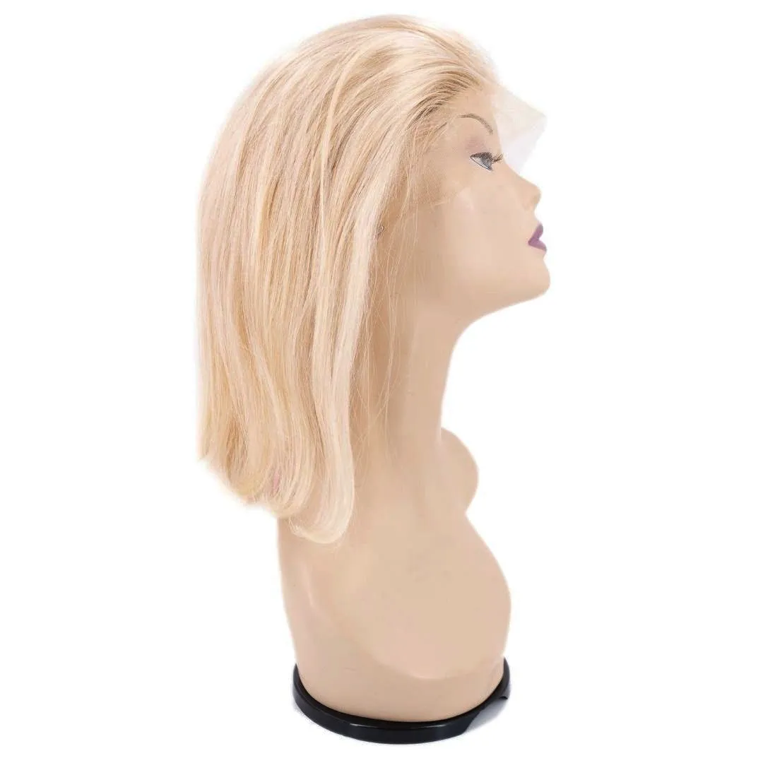 "Kimmi" - Blonde Straight Bob Wig | 100% Human Hair