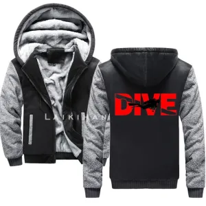 Scuba diving Hoodie for Men | coated Fleece DIVE