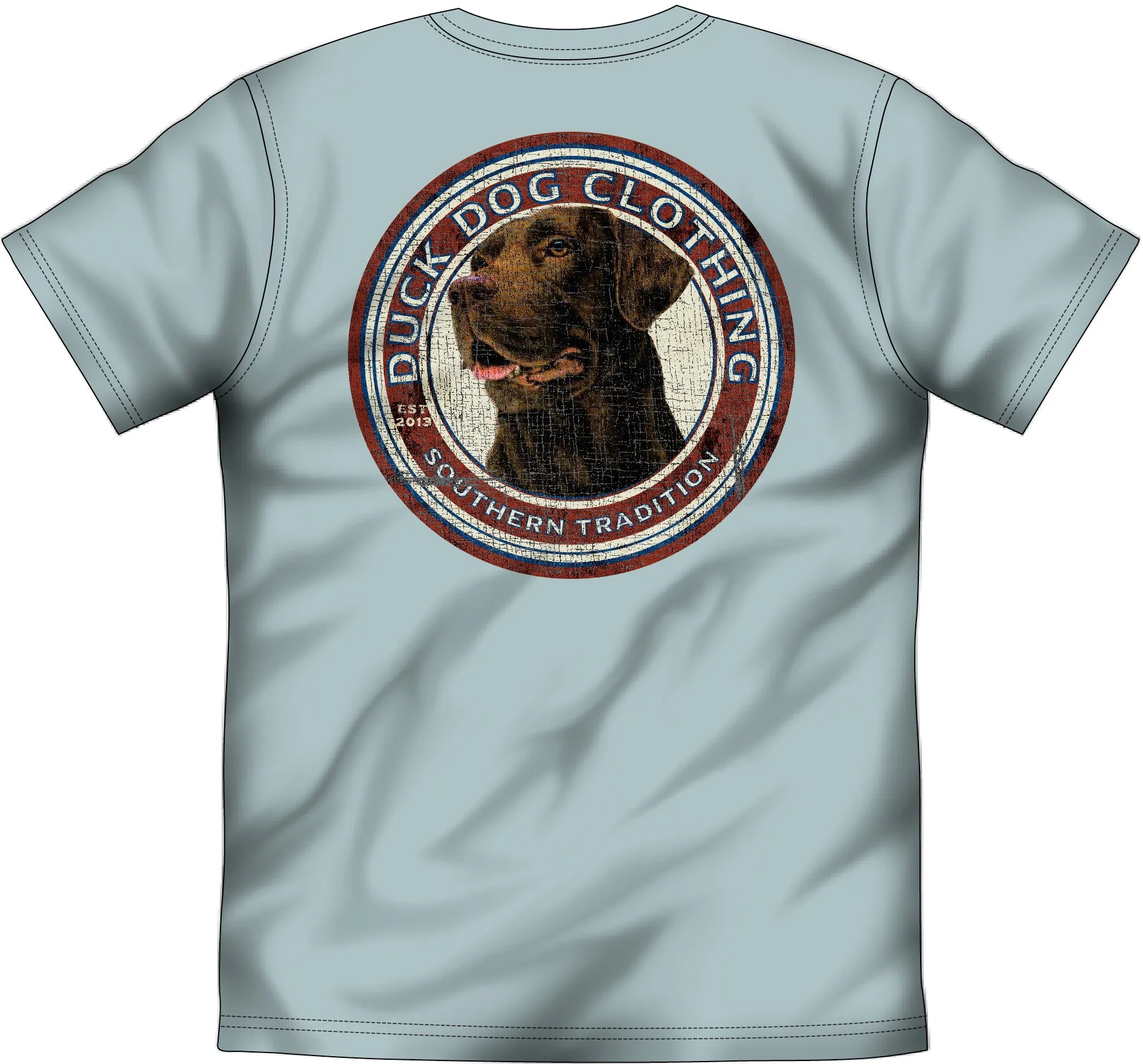 Short Sleeve Pocket T's - Dutch (Chocolate Lab)