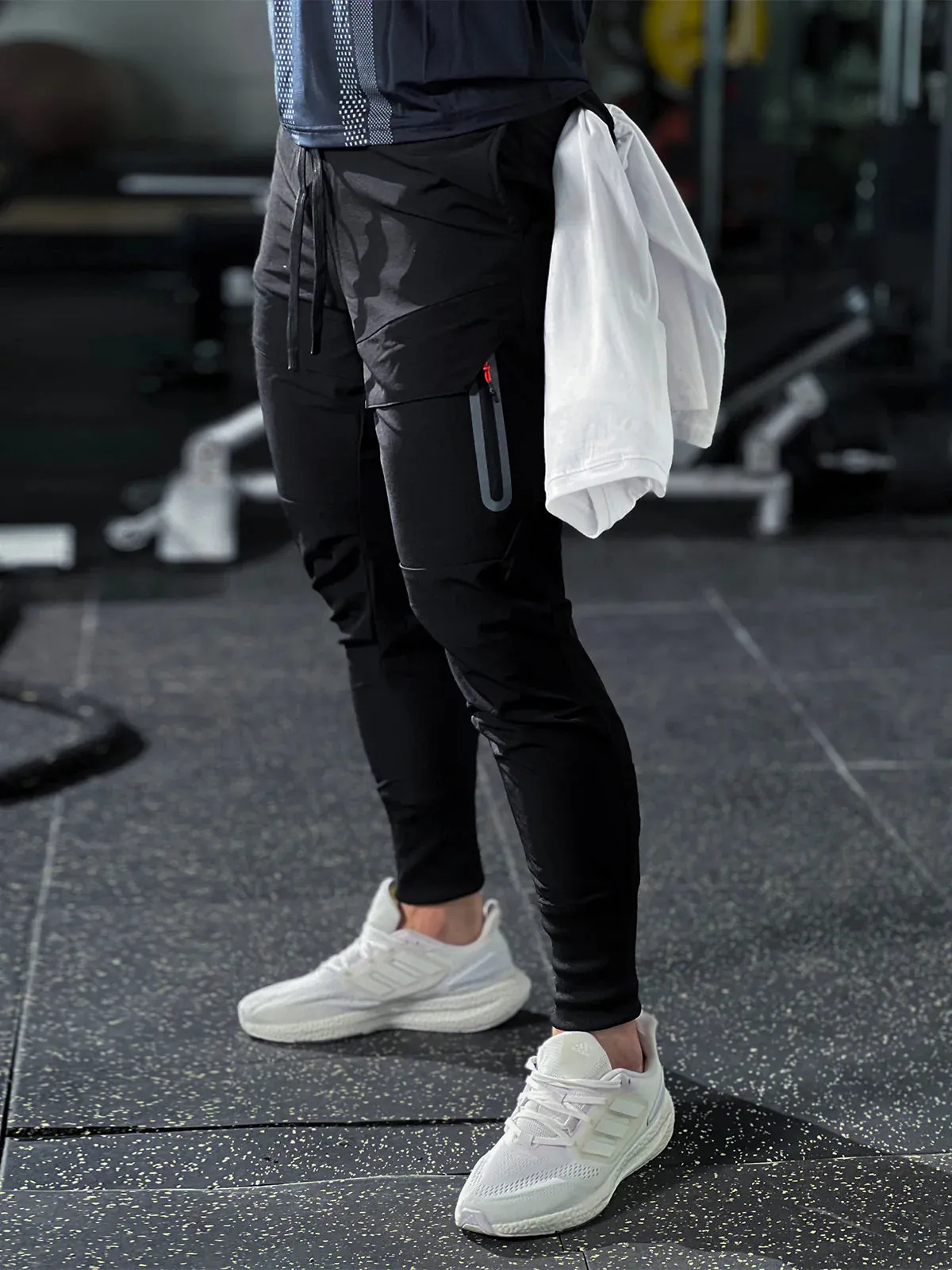 Stay Cool High Rib Cargo Jogger Athletic Pants