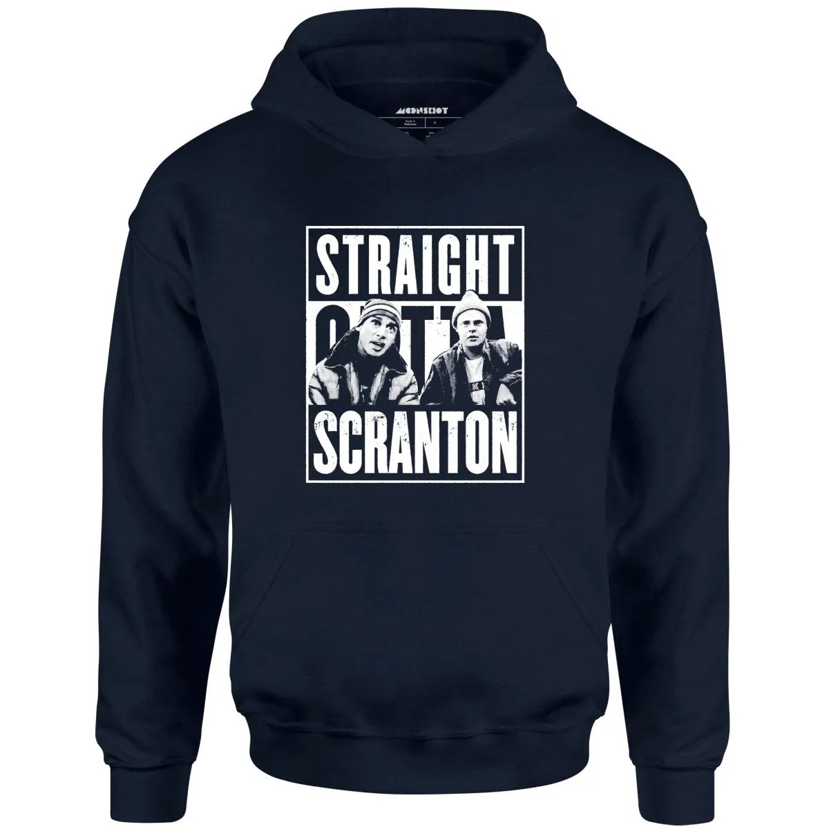 Straight Outta Scranton - Lazy Scranton - Unisex Hoodie