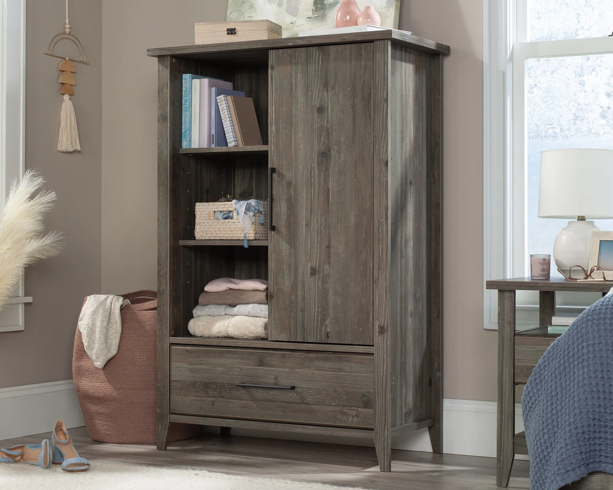 Summit Station Armoire Peb Pine