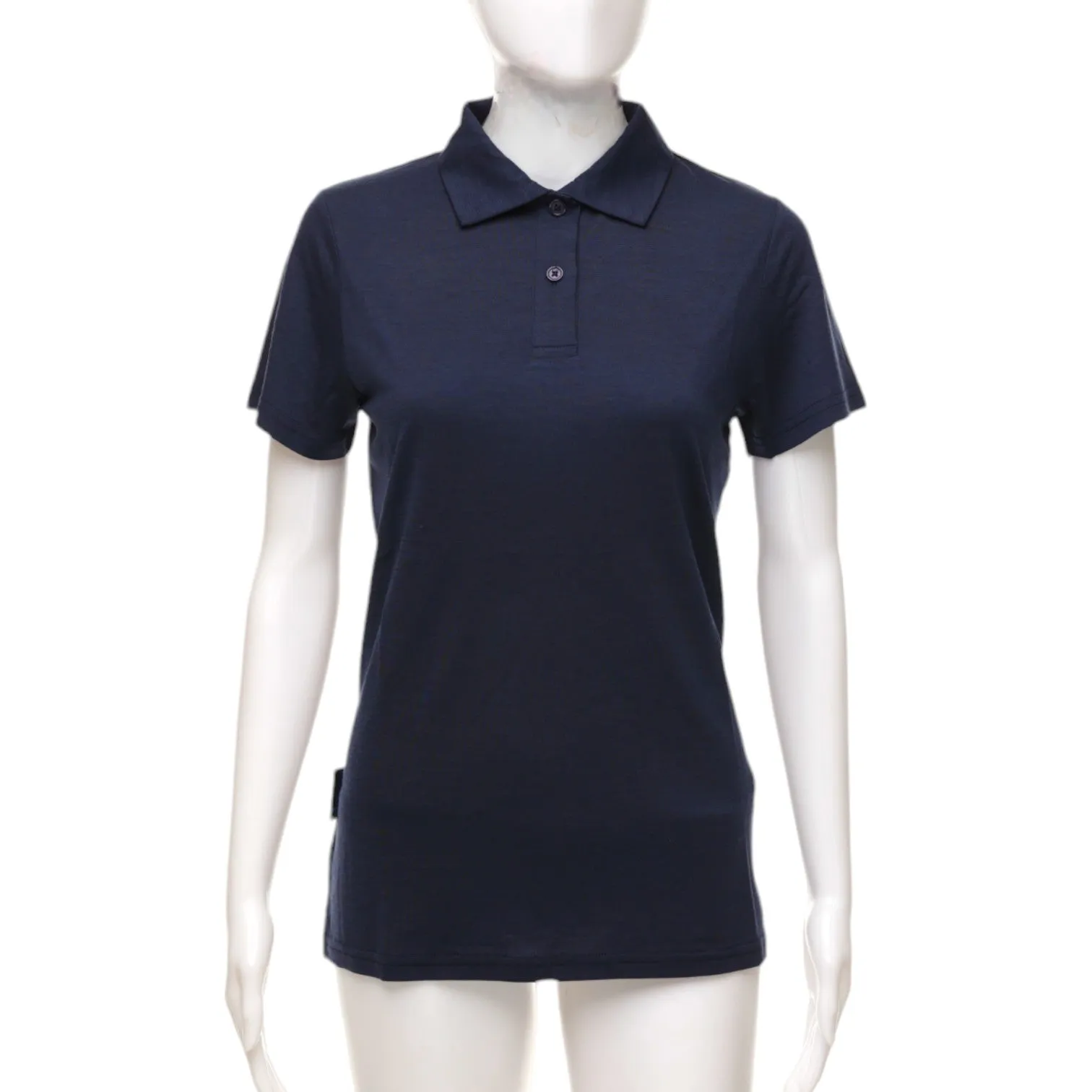 The Merino Polo - Women's Polo Shirt - Outer Space / Dark Navy Blue