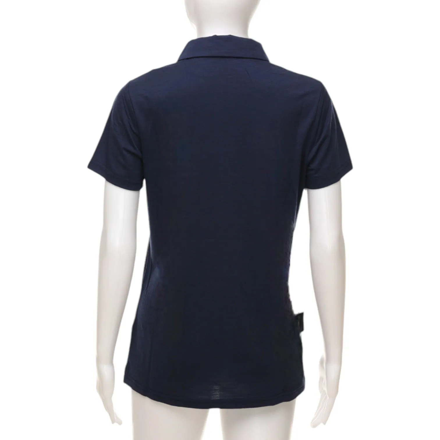 The Merino Polo - Women's Polo Shirt - Outer Space / Dark Navy Blue