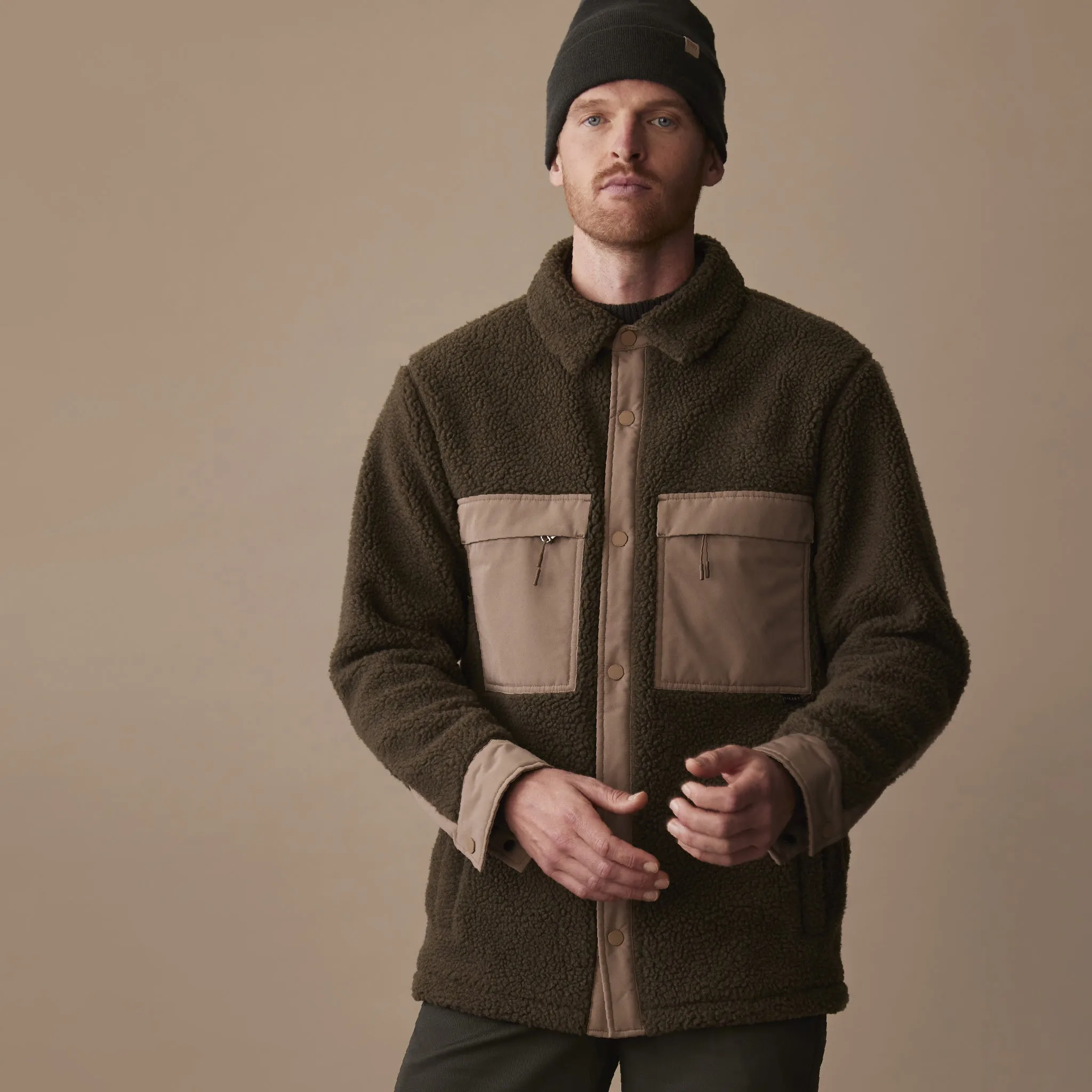 Two Tone Sherpa Jacket